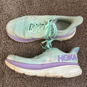 Hoka Clifton size 8 - worn but still have life